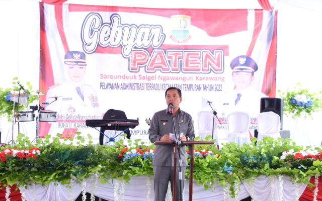 Gebyar Paten Di Kec. Tempuran, Wabup : Desa-desa Harus Beri Pelayanan ...